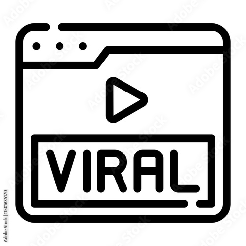 website line icon