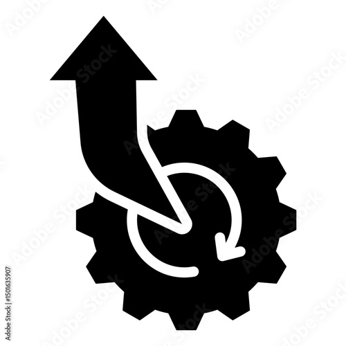 Efficiency Glyph Icon
