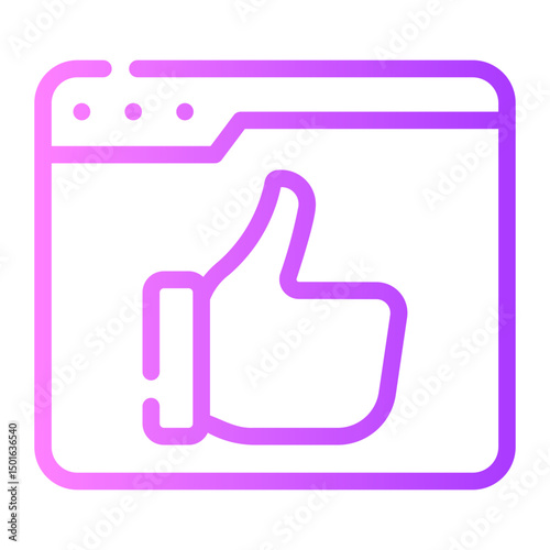 like gradient icon