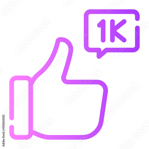 likes gradient icon