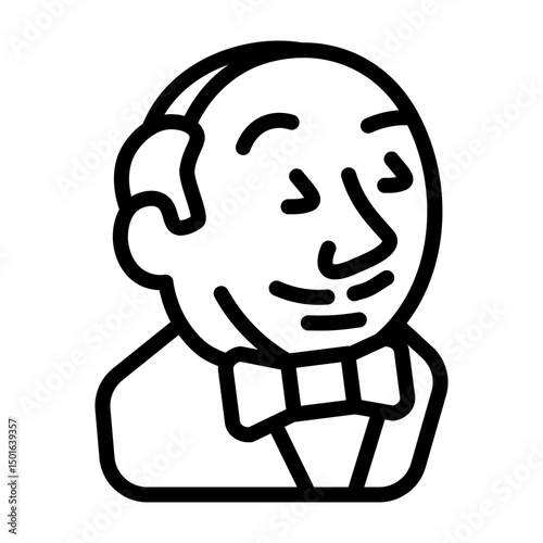 Jenkins Vector Line Icon Design
