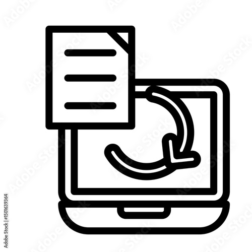 BDD Icon Vector Line Icon Design