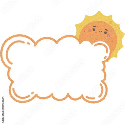 vector illustration of a sun