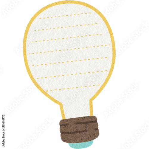 vector illustration of a light bulb