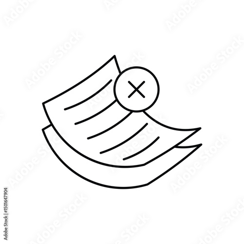 Rejection Vector icon