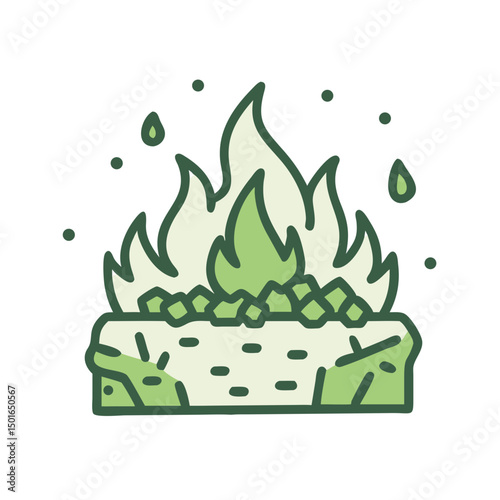 Backyard firepit outdoor features line icon set Vector of kitchen, patio, fireplace, chimenea, pizza oven, firewood, propane tank, thin linear illustration.