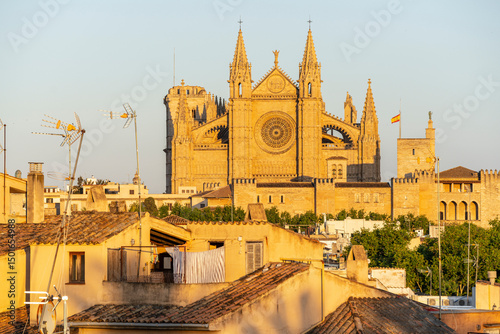 Palma Cathedral , Palma, Mallorca, Balearic Islands, Spain