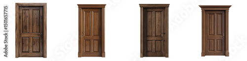 Collection of Four Classic Wooden Door Designs Interior Door Styles