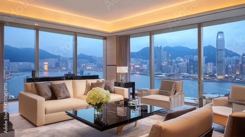 Luxury Hong Kong Apartment with Stunning Cityscape View