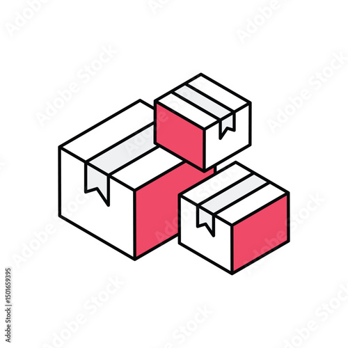 Courier Vector icon