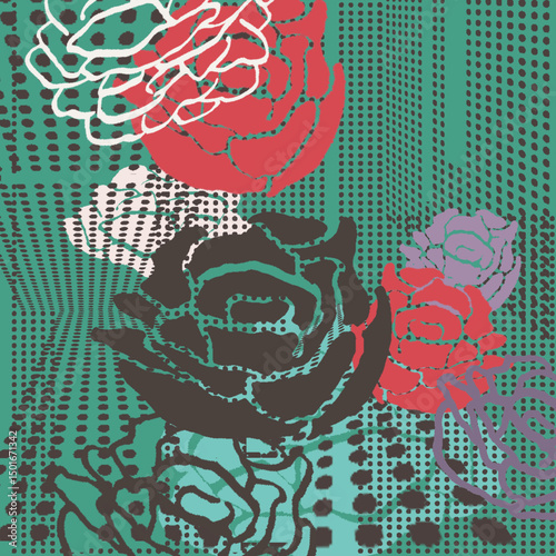 abstract floral background