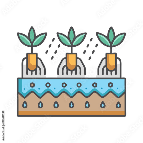 Lawn care service line icon set. Vector of weed control, over seeding, trimming, shrubs, leaves removal, seasonal cleanup, irrigation, fertilization, weed control, aeration, thin linear illustration.