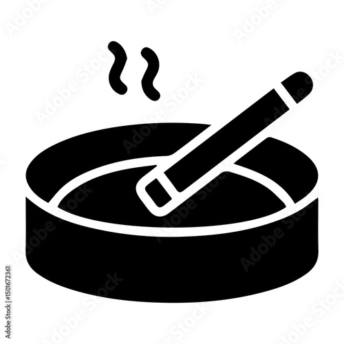 cigarette ashtray icon