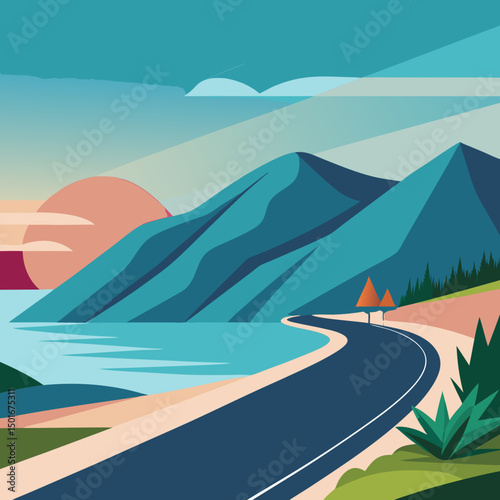 road in the mountains