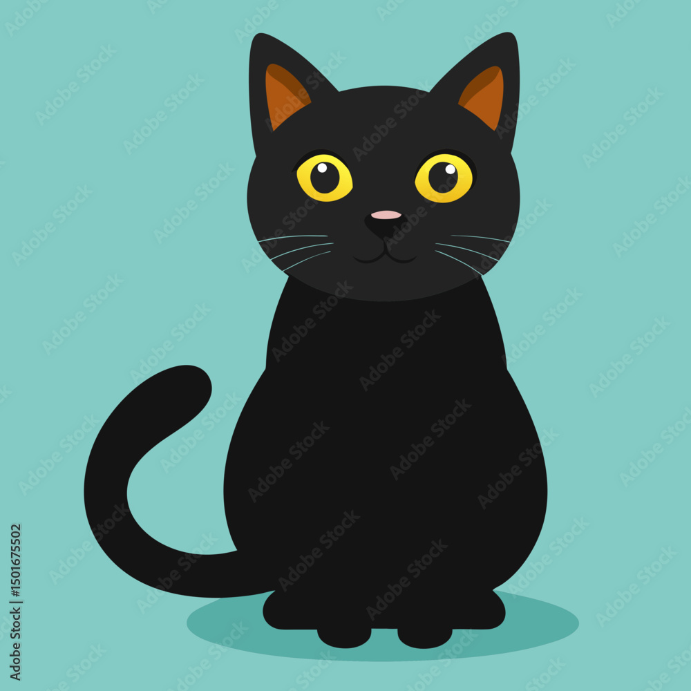 Obraz premium black and white cats