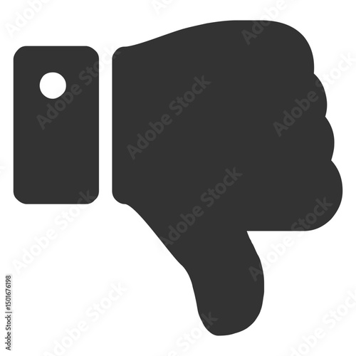 dislike symbol icon logo black