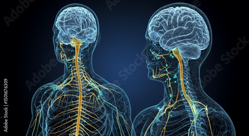 Human Nervous System: 3D Anatomy Model