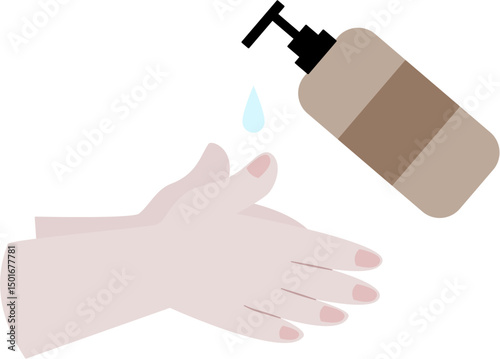 Washing Hands Procedure Illustrations