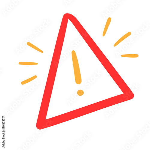 red warning triangle