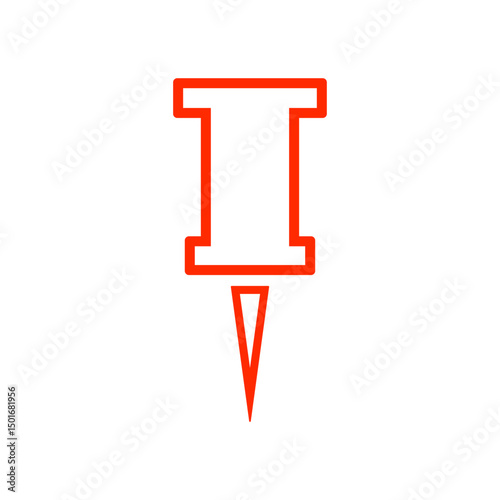 marker pin icon with transparent background