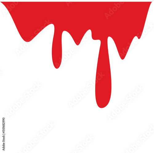 red paint splash.liquid red sparkling for additional or decorative object