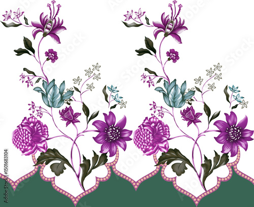pink floral background