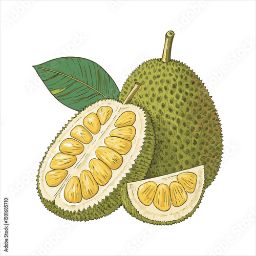 Jackfruit Vector
