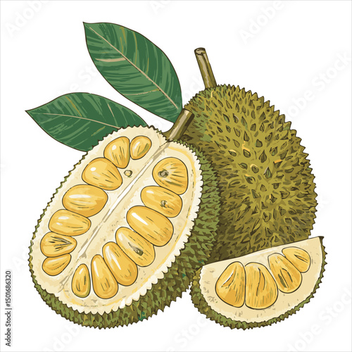 Jackfruit Vector