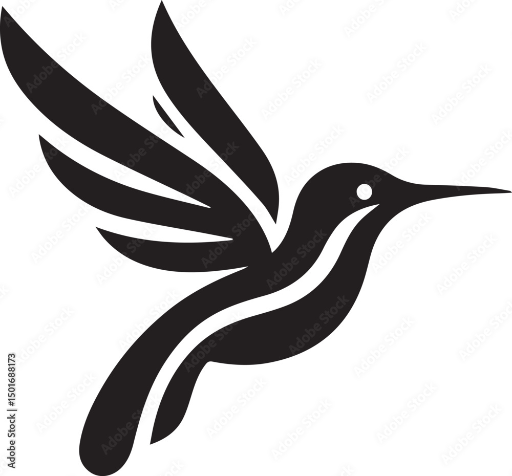 Obraz premium bird silehout illustration