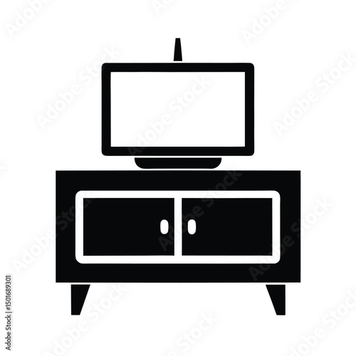 flat tv set