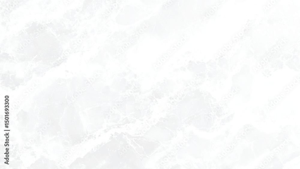 Obraz premium Polished White Marble Surface with Soft Gray Veins and Smooth Texture.