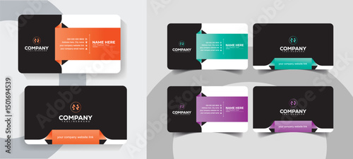 Corporate Business Card Template for Agencies and Freelancers