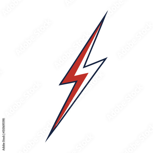 Icon blitz on white background. Adobe Illustrator Artwork