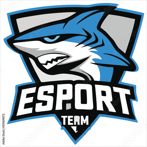 Gaming character mascot logo design for team esport gaming vector