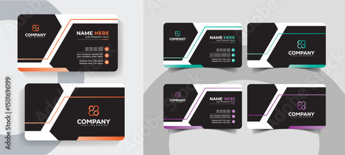 Corporate Business Card Template for Agencies and Freelancers