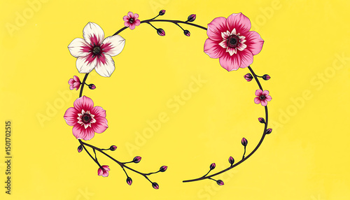 Abstract floral background