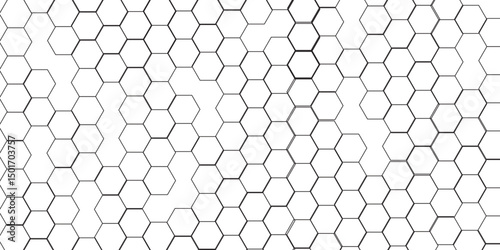 Gold Hexagon Grid Pattern, Seamless White Background, Abstract Geometric Design, High-Resolution Image, honeycomb cells of cardboard stiffening rib background Abstract background of colorful  lag