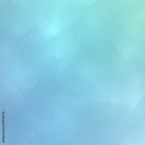 Soft blue gradient low poly geometric shapes texture for digital background designs