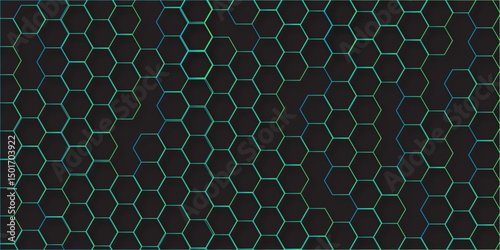 Gold Hexagon Grid Pattern, Seamless White Background, Abstract Geometric Design, High-Resolution Image, honeycomb cells of cardboard stiffening rib background Abstract background of colorful  lag