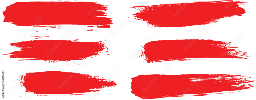 custom made wallpaper toronto digital Red brush strokes, A high-quality black brush set with transparent backgrounds. Collection of grunge red brush strokes of various lengths and textures for an abstract and dynamic visual effect.