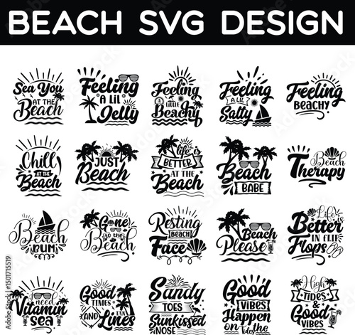 beach svg bundle