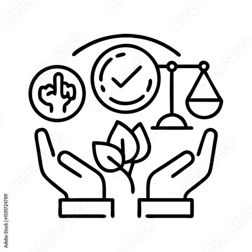 Fair Trade, Sustainability, ethical practices, eco-friendly initiatives, global responsibility, recycling, renewable, resource, scale, shopping, strategy, stroke, success, support, sustainable