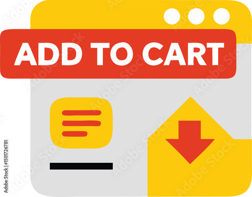Streamlined Online Shopping Add to Cart Button Design