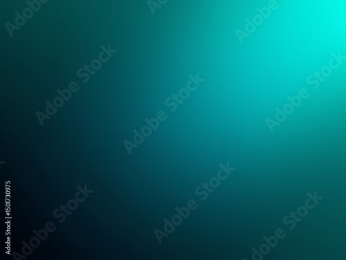Abstract teal and dark green gradient background