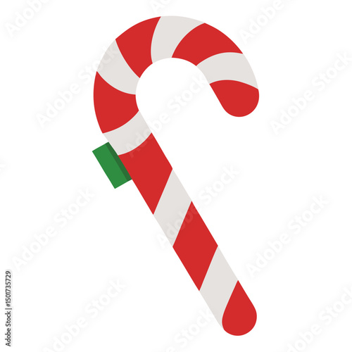 candy cane isolated on white