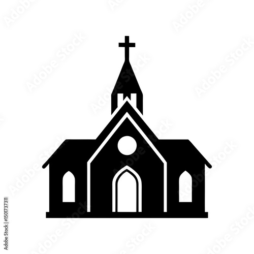 church icon vector illustration