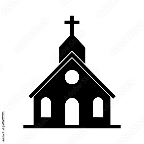church icon vector illustration