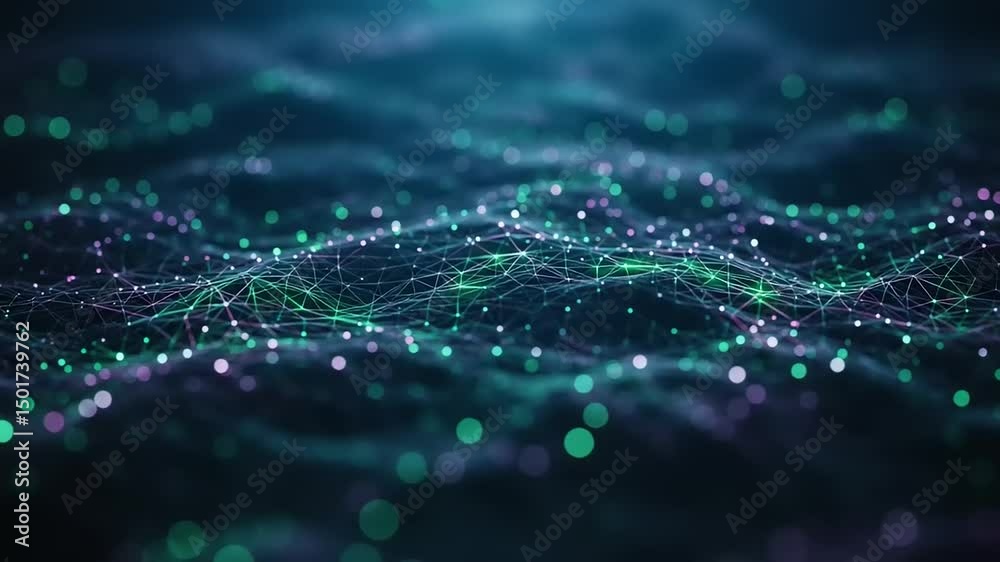 Networked waves pulse with technological luminescence Networked waves pulse with technological luminescence