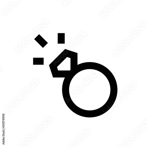 Diamond icon vector for computer, web and mobile app 