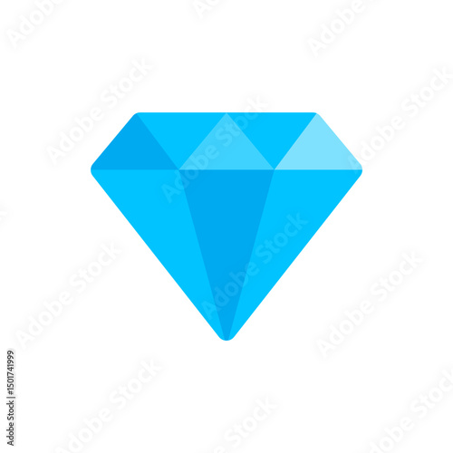 Diamond icon vector for computer, web and mobile app 